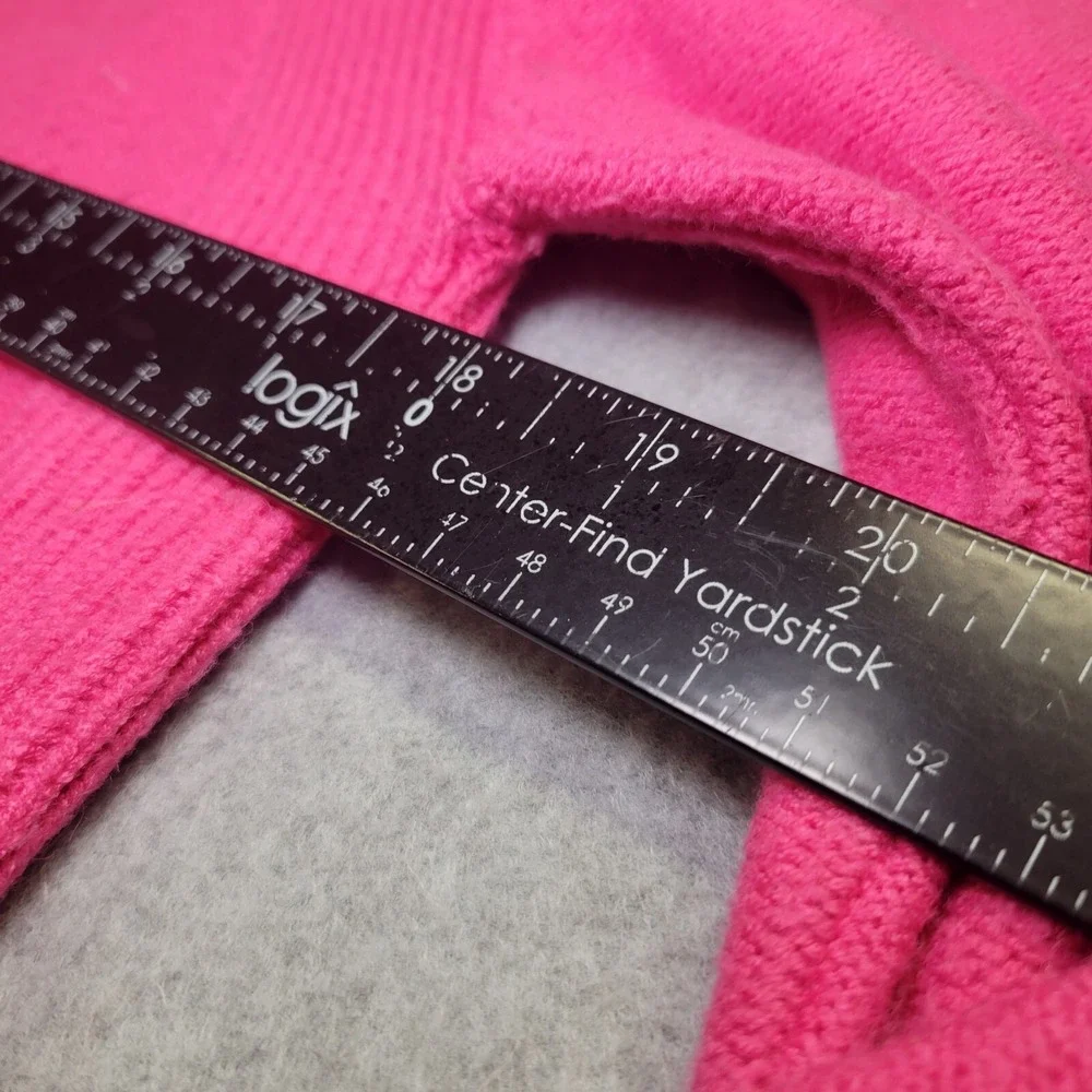 Moth Anthropologie‎ Pink Cowl Neck Sweater XS Curved Hem Pullover O